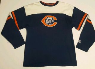 Vintage Starter Chicago Bears Sweatshirt Starter 1990s Mens Xl Extra Large Nfl