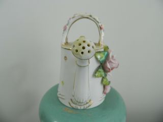 Vintage Japan Hal - Sey - Fifth Art Pottery Floral Porcelain Water Pitcher Pottery 2