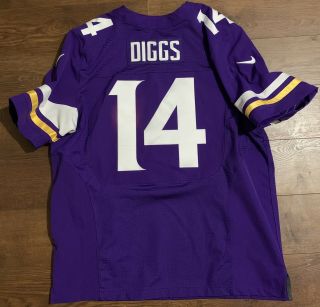 Stefon Diggs Minnesota Vikings Authentic Elite Jersey Size 52