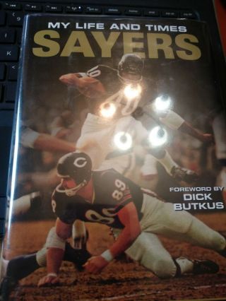 Signed First Edition My Life And Times Gale Sayers