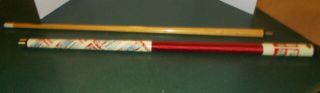 Vintage===budweiser Beer===2 Piece Pool Cue Stick===58 Inch===20.  5 Ounce===