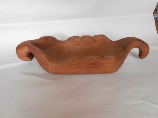 Vintage Native American Indian Hand Made Carved Wood Bowl