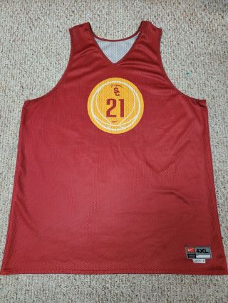 Nike Usc Trojans Ncaa Reverseible Basketball Jersey - Mens 4 Xl - Practice Jersey?