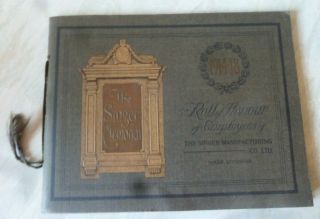 Singer Sewing Machine Clydebank Roll Of Honour Of Employees 1914 - 18