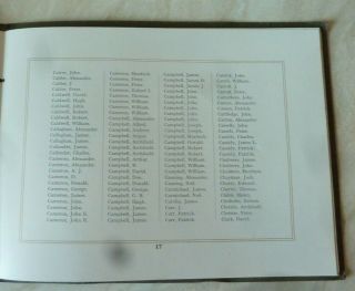 Singer Sewing Machine Clydebank Roll of Honour of Employees 1914 - 18 3