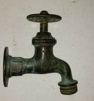 Vintage Bronze Glauber Outdoor Faucet Spigot