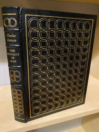 Easton Press The Descent Of Man By Charles Darwin 100 Greatest Series