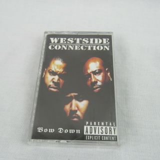 Westside Connection Bow Down Cassette Tape Ice Cube Mack 10 W.  C.  Vintage Hip Hop
