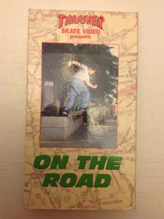 Vintage 1994 Thrasher " On The Road " Vhs Skateboard Video High Speed Productions