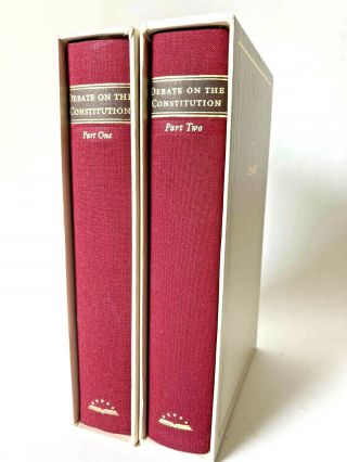 Debate On The Constitution 2 Parts Library Of America Jefferson / Slipcases
