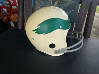 Rare Vintage Philadelphia Eagles White Nfl Helmet By Rawlings