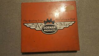 Vintage Dorman Products Tin Case Sk 7 For Clevis Pins