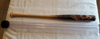 Chicago Cubs Greg Maddux 300 Win Baseball Bat W/ Plastic Container Wrigley
