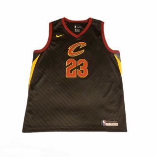 Lebron James Authentic Nike Jersey,  Cleveland Cavaliers City Edition,  Youth Xl,