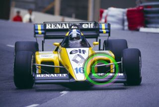 Racing 35mm Slide F1 Derek Warwick - Renault - 1984 Monaco Formula 1