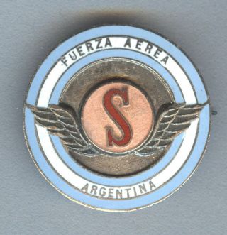 Very Rare Vintage Military Argentine Air Force Badge Medal Order