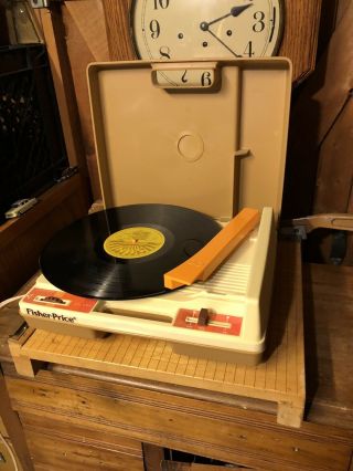 Vintage 1978 Fisher Price 825 Record Player Phonograph 33&45 College Dorm Room