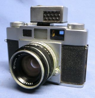 Vintage Olympus 35 - S Tower Film Camera W/4.  2cm (42mm) F/1.  8 Lens W/meter Read
