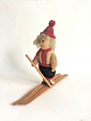 Vintage Scandinavian Handmade Primitive Folk Art Doll