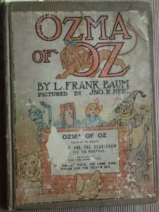 Ozma Of Oz,  (cloth Hard Cover) Illustrations.