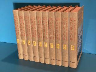 THE BOOK OF POPULAR SCIENCE 1 - 10 Encyclopedia Set 10 Volumes 1961 2