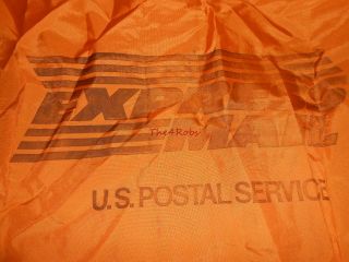 Vintage 1970s Usps United States Postal Service Express Mail Bag
