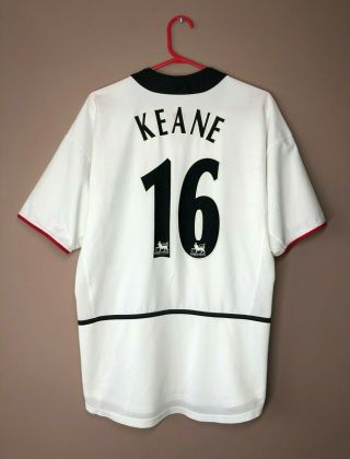 Manchester United 2002 - 2003 Keane 16 Away Football Soccer Shirt Jersey Rare S