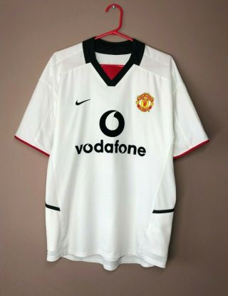 Manchester United 2002 - 2003 Keane 16 Away Football Soccer Shirt Jersey Rare S 2