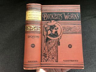 Vintage Dickens Book 1883 Great Expectations Illustrated Hurst & Co