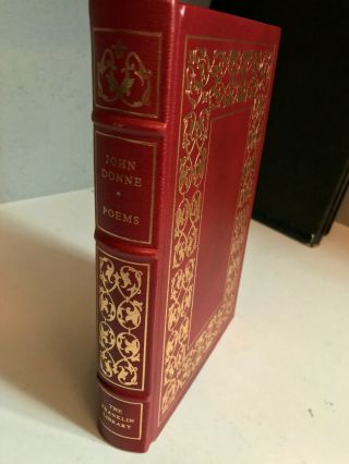 John Donne - Poems - Franklin Library - Book Leather -