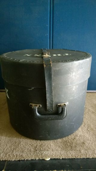 Vintage 10 " X 14 " Fiber Drum Case - Rare - - Nonprofit Organization