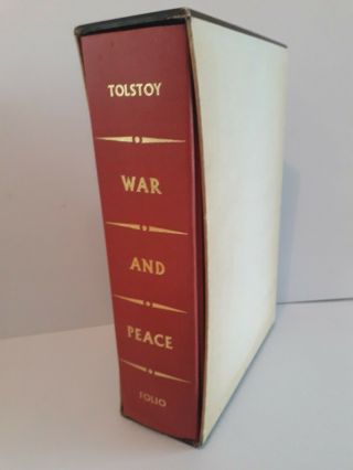 War And Peace Tolstoy Folio Society - 1978 - With Slipcase Drawings By Topolski