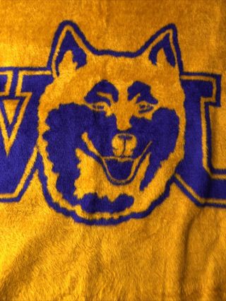 Biederlack USA Made Blanket University Washington UW Huskies 50”x60” 2