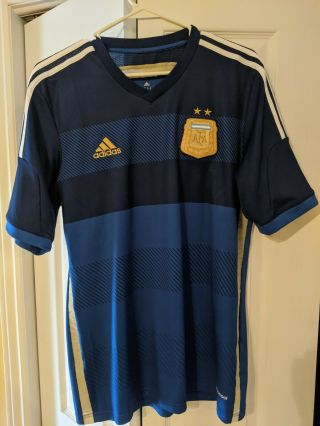 Argentina Away Jersey Camiseta Medium - World Cup 2014 - Soccer/football Shirt