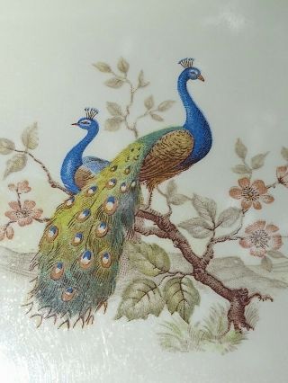 Vintage Colibri Peacock Gold Tone Cigarette Case Made In England