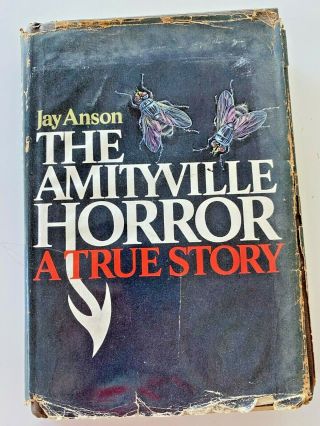 The Amityville Horror A True Story By Jay Anson 1977 1st Edition Dust Jacket