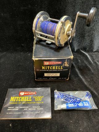 Garcia Mitchell 624 Conventional Fishing Reel With Star Drag Made In France