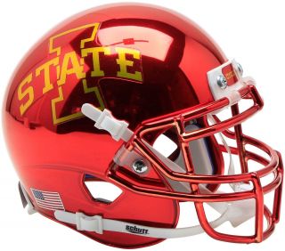 Iowa State Cyclones Schutt Chrome Mini Football Helmet