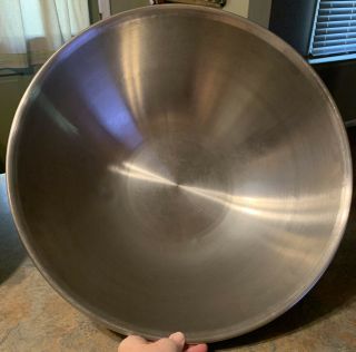 Vintage Alco Large 16” Stainless Steel Mixing Bowl