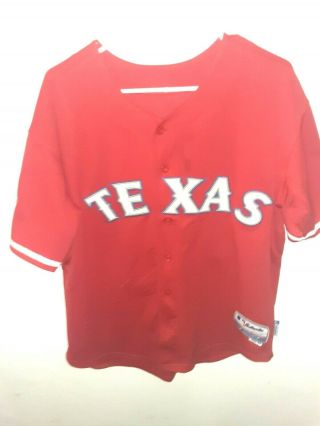 Adrian Beltre Majestic Authentic Texas Rangers Jersey 3,  000 Hits Jersey Size 48