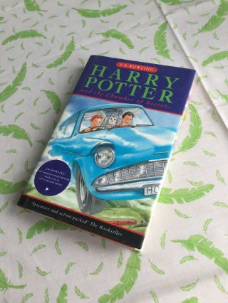 First Edition 4th Print Harry Potter Chamber Of Secrets Hardback Ted Smart (1b)