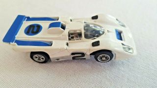 Vintage Aurora Afx Ho Slot Car 1905 Ferrari 512m Blue White 2