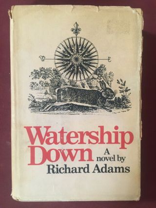 Watership Down By Richard Adams 1972 1st Edition 2nd Printing Hcdj