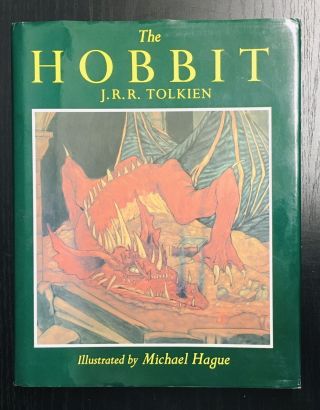 Vg 1984 Hc In Dj Second Printing The Hobbit By Jrr Tolkien Art By Michael Hague