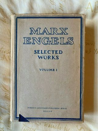 Karl Marx And Frederick Engels: Selected Volume 1 & 2 :