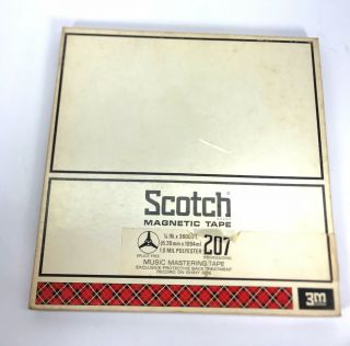 Vintage Metal Scotch 207 Reel To Reel Tape 10.  5 Inch I