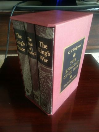 The English Civil War - C.  V.  Wedgwood Folio Society 3 Volume Set 2001 P&p