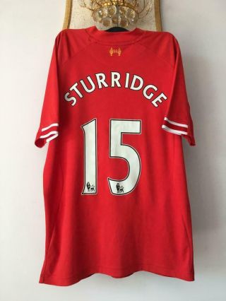 Fc Liverpool 2013 2014 Home Football Soccer Shirt Jersey Warrior Sturridge 15