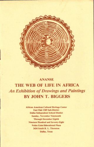 John T Biggers / Ananse The Web Of Life In Africa An Exhibition Of Drawings
