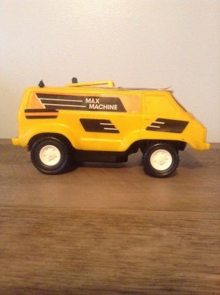 1977 Yellow Max Machine Van Vintage Toy / Schaper Toy Car / Stomper 4x4
